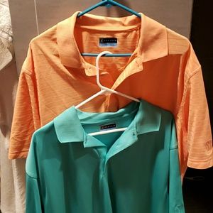 2 PGA tour golf polos